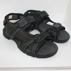Coleman Lagoon Hiking Water Sport Footwear Black Sandals Hook & Loop Size 9 M